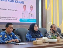 Percepat Pemenuhan Persyaratan Perizinan dan Persetujuan Pemanfaatan Air Irigasi Riam Kanan, Dislautkan Kalsel Gelar Rapat