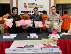 Narkoba Senilai Rp11,6 Miliar yang Bakal Diedarkan saat Tahun Baru Diungkap Polisi