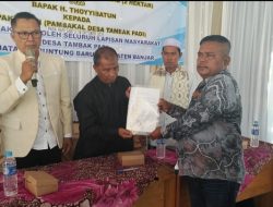 Pengusaha H.Thoyyibatun Hibahkan Dua Lahan Seluas 14,7 Hk Untuk Warga Setempat