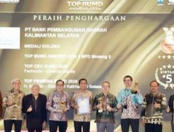 Empat Tahun Berturut-turut Bintang 5, Bank Kalsel Kukuhkan Diri di TOP BUMD Awards 2026
