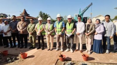Peletakan Batu Pertama Kantor Baru Bank Kalsel di Banjarbaru, Dijadwalkan Beroperasi 2028