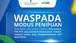 Bank Kalsel Peringatkan Nasabah soal Modus Kejahatan Digital